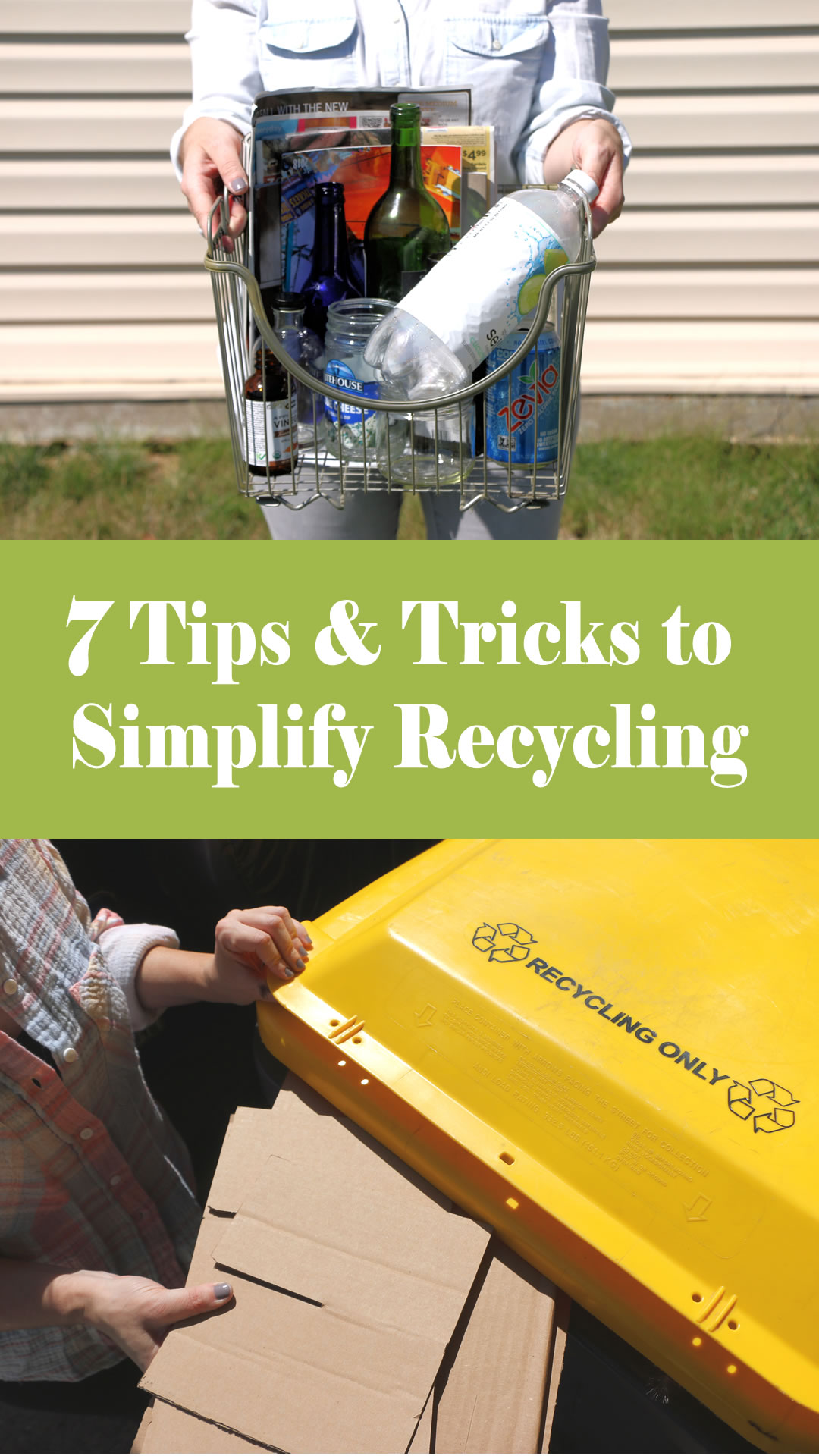 7 Tips And Tricks To Simplify Recycling At Home | http://onbetterliving.com