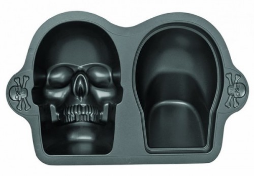 Skeleton in Casket 3D Cake Pan