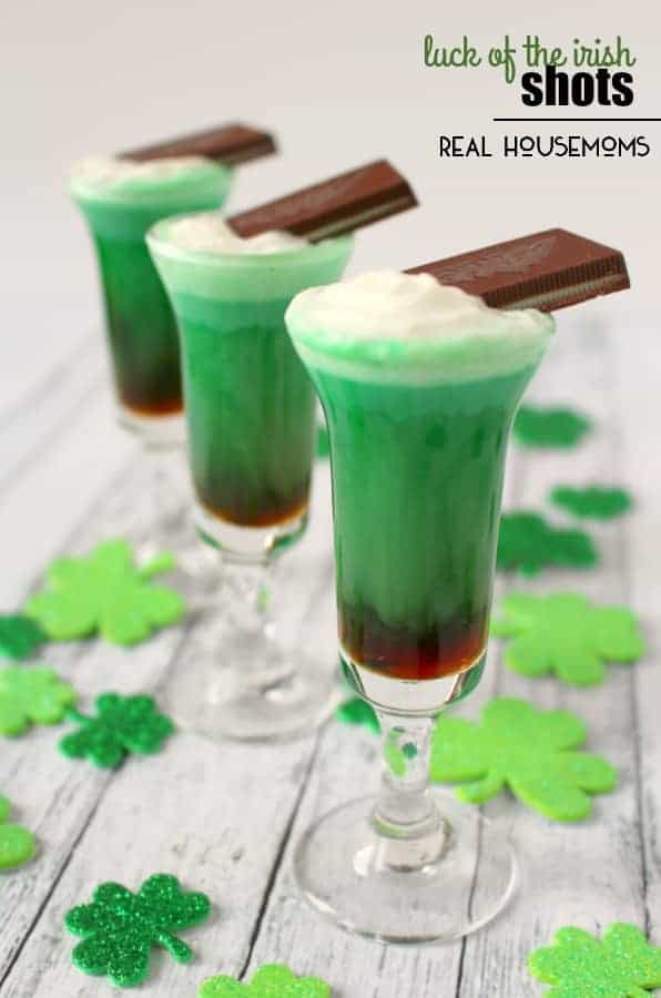 good green shots for st pattys day