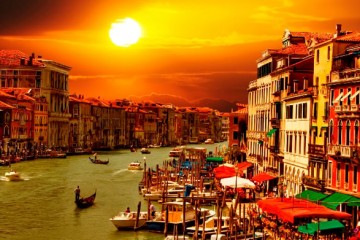 Venice Italy at Sunset