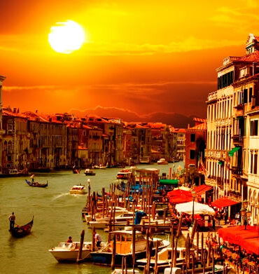 Venice Italy at Sunset