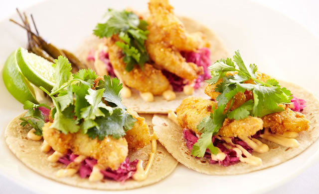 Authentisches Baja-mexikanisches Fisch-Tacos-Rezept