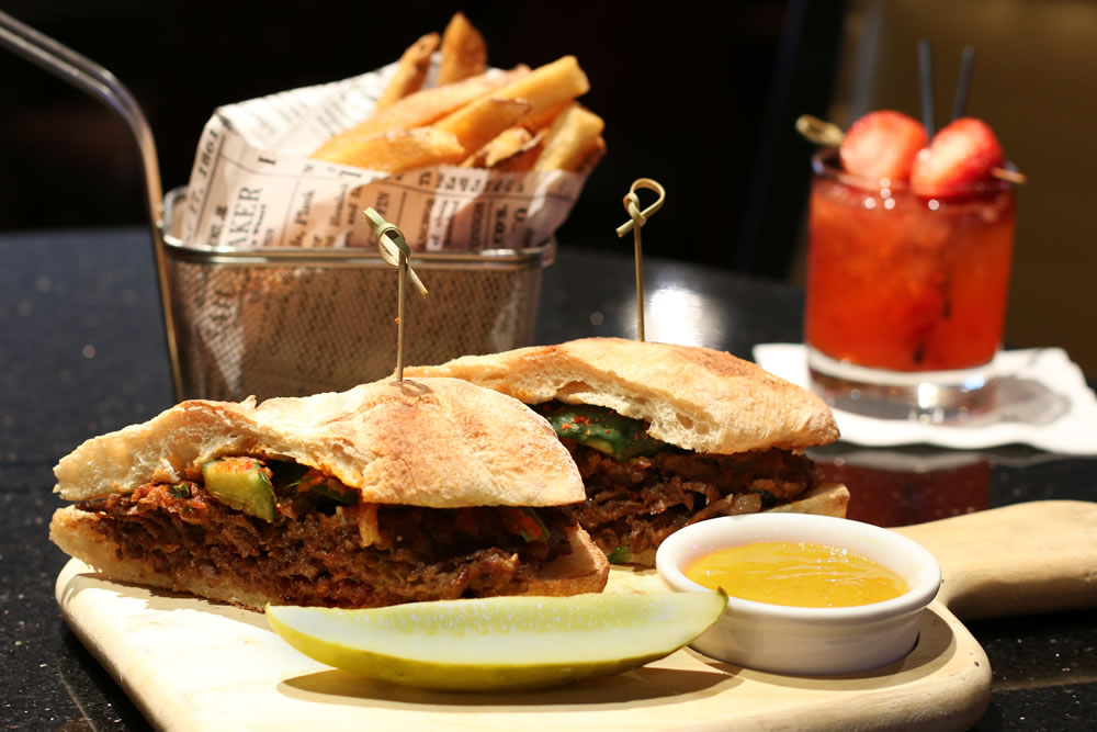 Bulgogi Ciabatta | M Bar @ Renaissance Washington, DC Dupont Circle Hotel