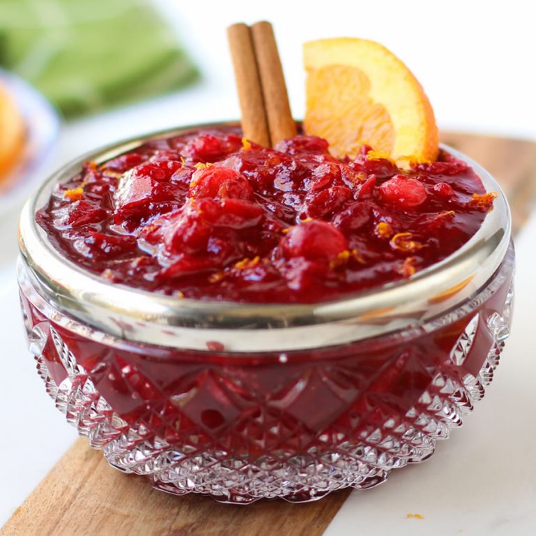 The Best Low Carb Cranberry Sauce (Keto, Paleo, Diabetic Friendly