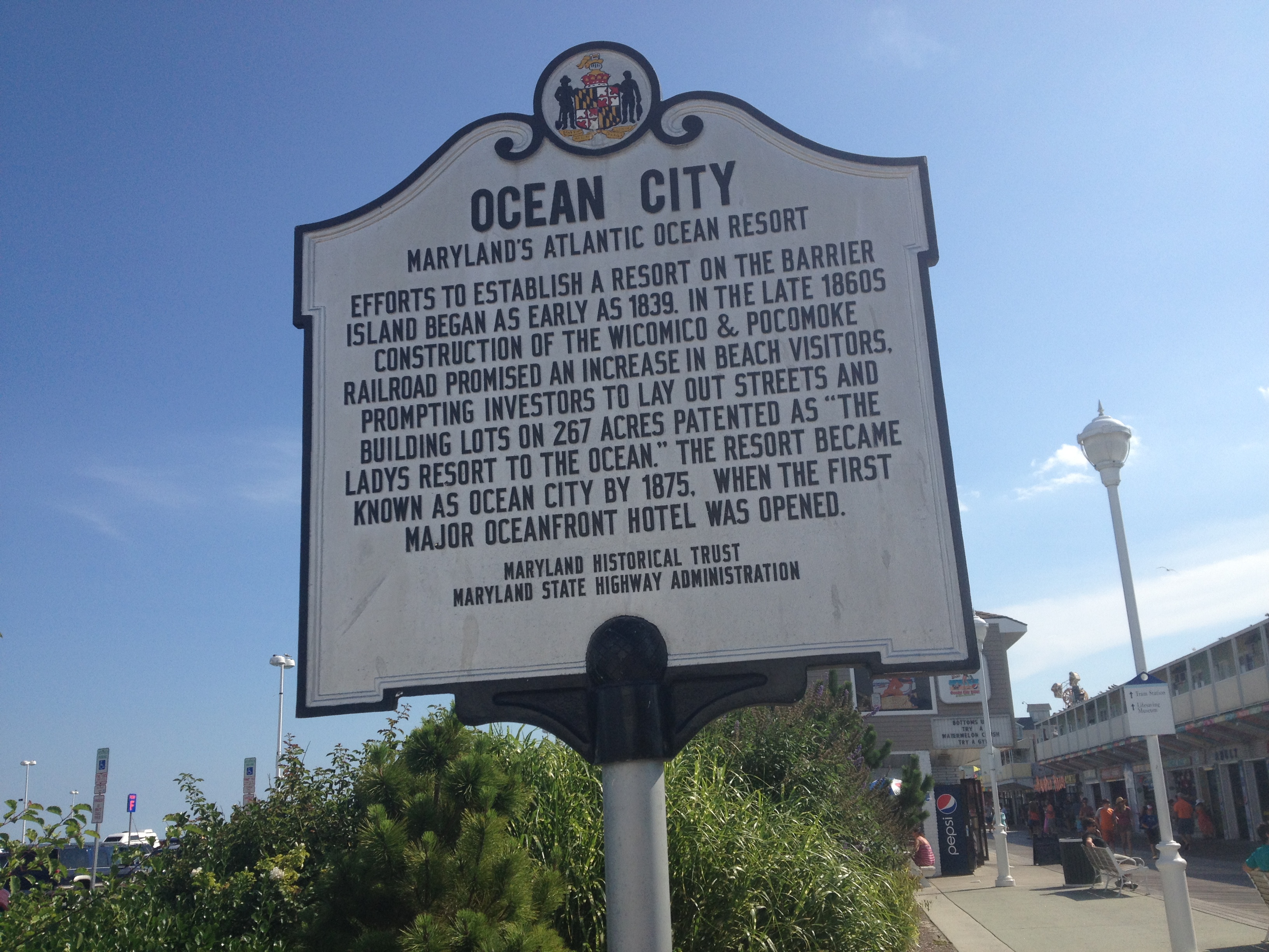 Ocean_City_MD_historyal_marker