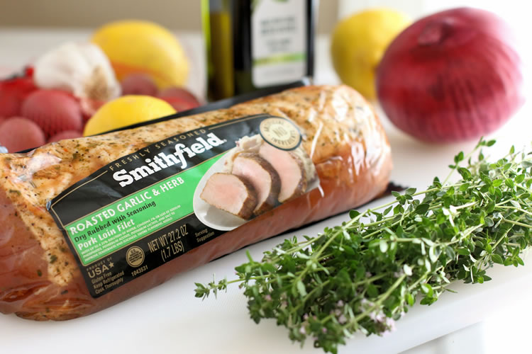 Smithfield Garlic And Herb Marinated Pork Tenderloin | www.onbetterliving.com