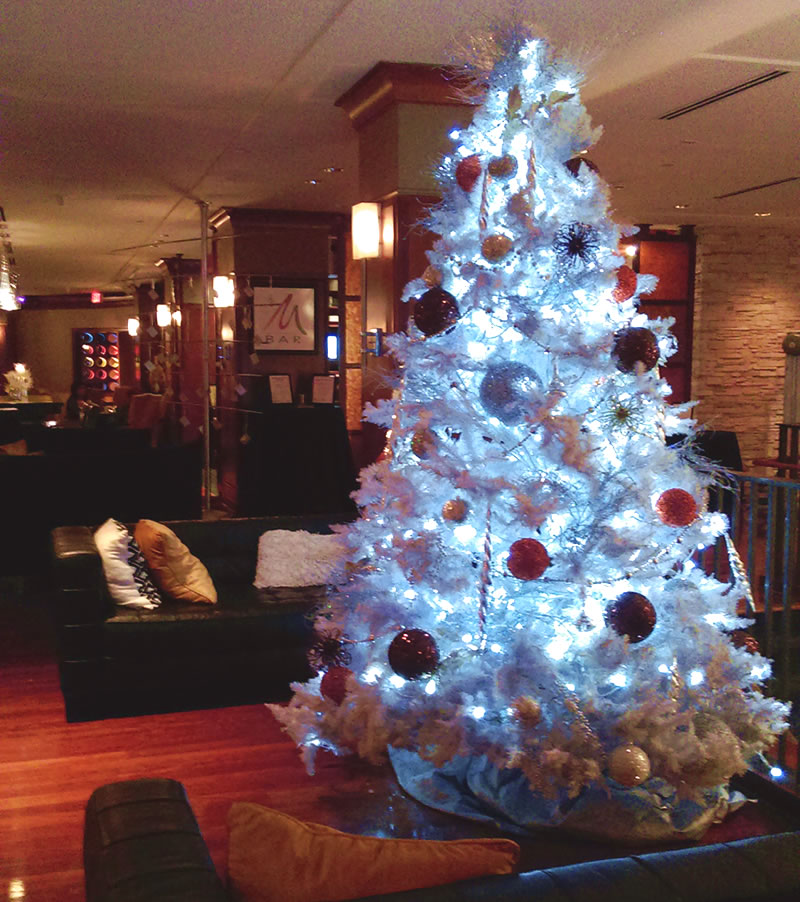 Christmas Tree In The Lobby of the Renaissance Washington D.C., Dupont Circle