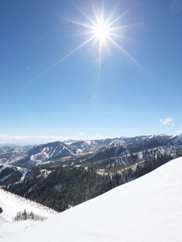 Amazing sunny day skiing in Park City, Utah | onbetterliving.com