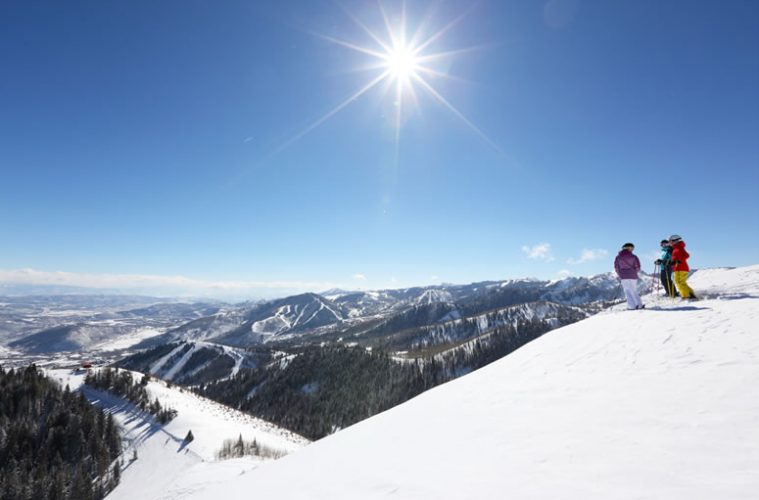 Amazing sunny day skiing in Park City, Utah | onbetterliving.com