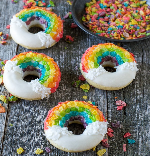 Rainbow Donuts