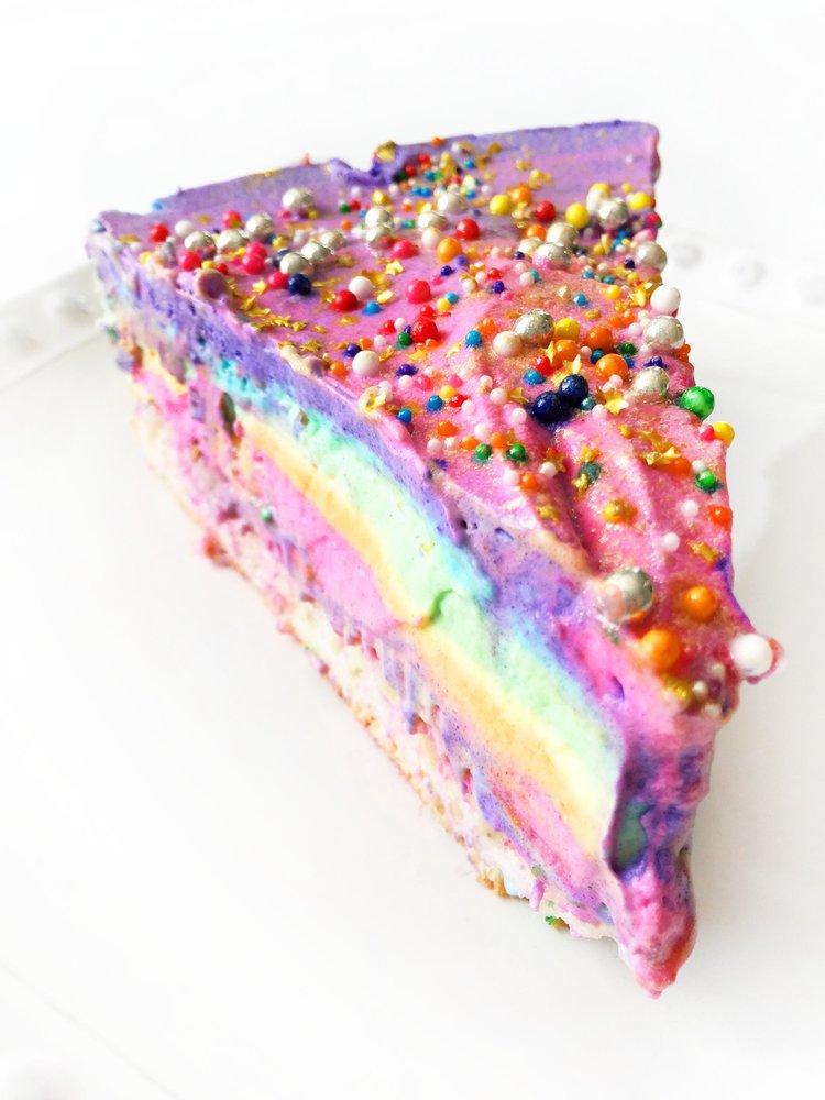 Skinny Unicorn Ice Cream Cake