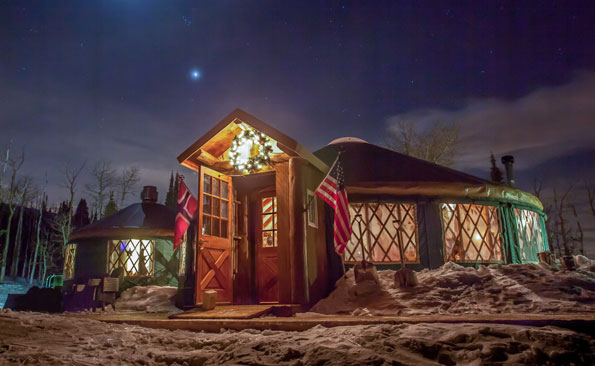 The Viking Yurt in Park City, Utah