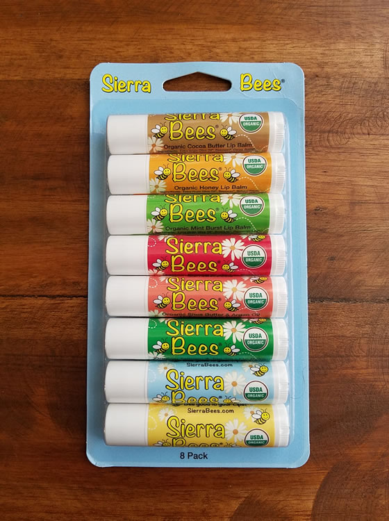 Sierra Bees Beeswax Organic Lip Balms