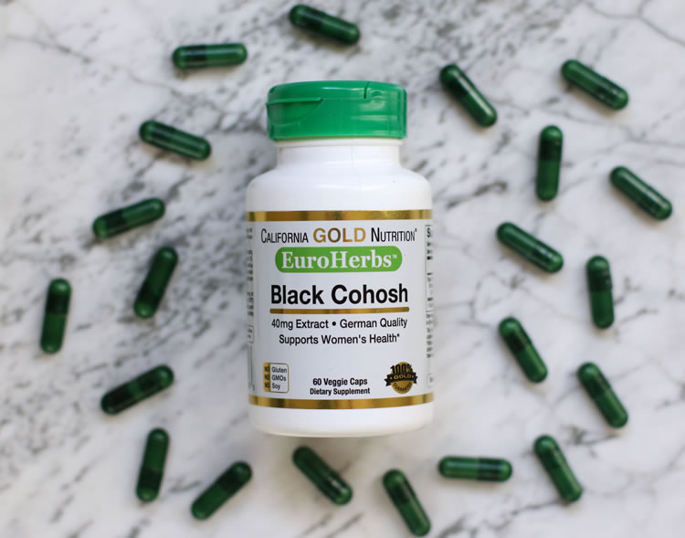 California Gold Nutrition Black Cohosh Anti-Inflammatory for Menopause, Better Sleep, Hormone Balancing and PMS