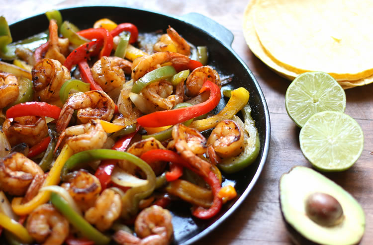 Sizzling Shrimp Fajita Recipe