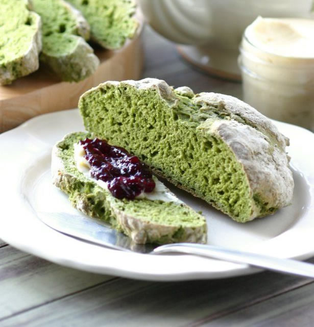 Naturally Green Irish Soda Bread For St. Patrick's Day