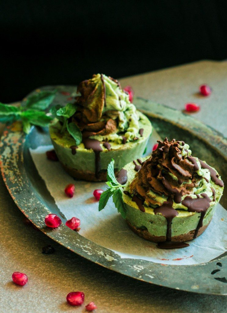 Chocolate Mint Ice-Cream Cake Treats Vegan