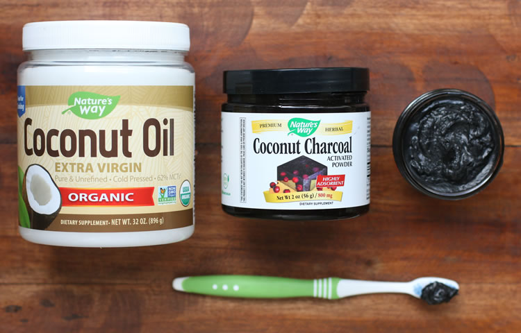 Make Your Own Toothpaste With Extra Virgin Coconut Oil & Activated Coconut Charcoal | www.onbetterliving.com