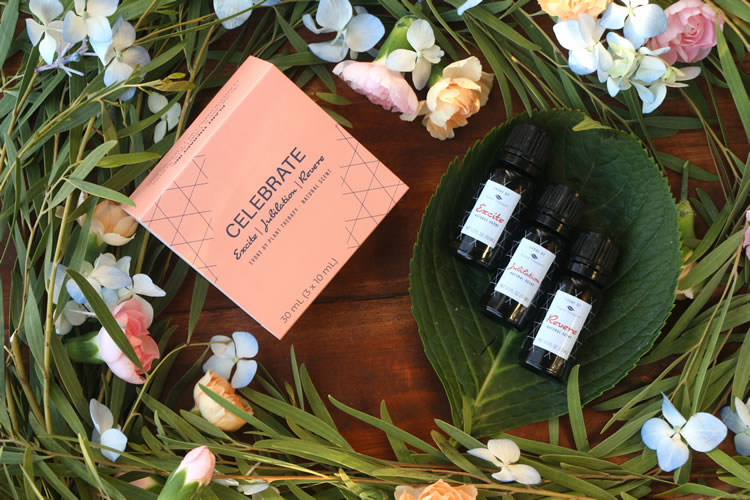 Plant Therapy's 'Evoke' Collection Can Boost Your Emotions Celebrate Excite Revere Jubilation Essential Oil Gift