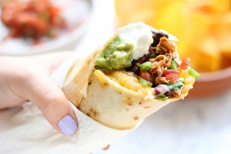 Recipe: Best Ever 7 Layer Chicken Burrito 