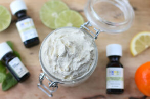 DIY Citrus Mint Body Butter Recipe With Essential Oils Cocoa Butter Shea Butter