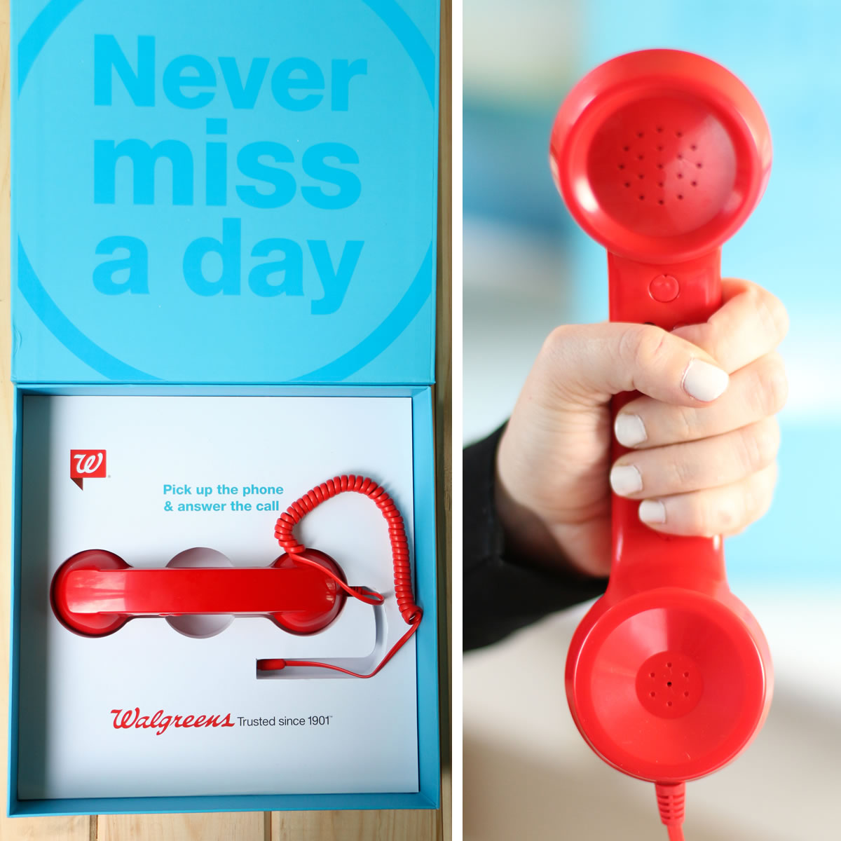 Walgreens Wake Up Call With Red Phone