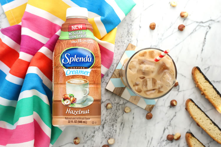 Splenda Sugar-Free Corn-Syrup Free Coffee Creamers Hazelnut Perfect For Ice-Coffee