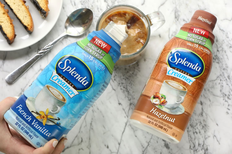 Splenda Sweet Cream Coffee Creamer  No Sugar. No Corn Syrup. Only 15  Calories Per Serving!