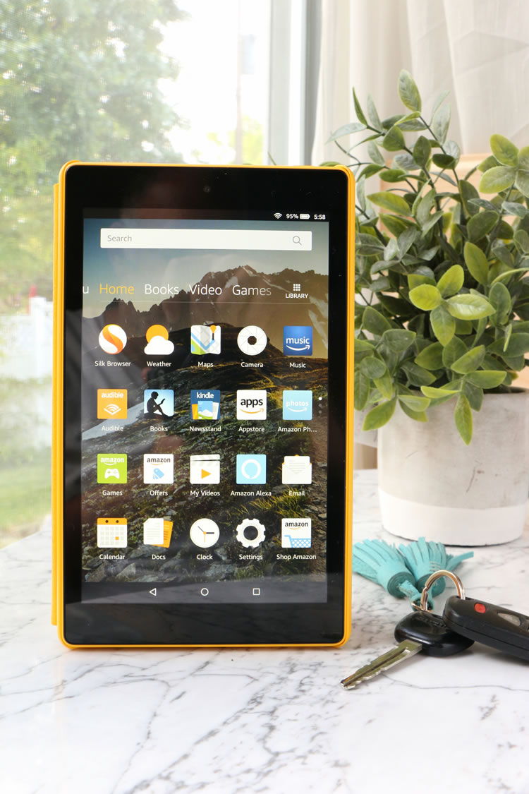Amazon Fire HD 8 Tablet For Travel