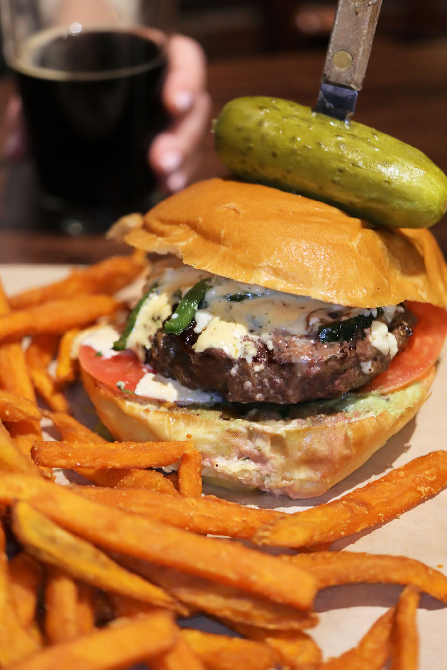 Buttonwood Grill SouthWest Burger