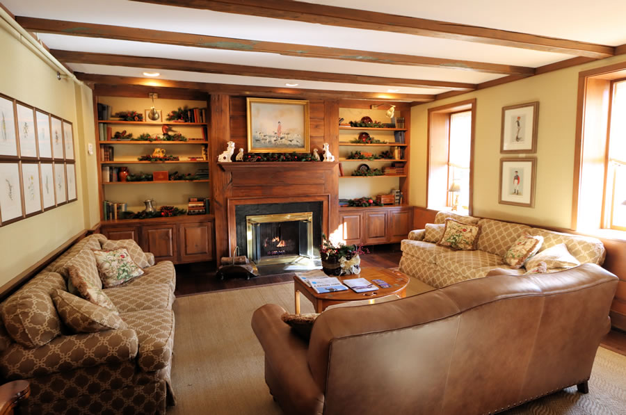 Lobby At The Golden Plough Inn in Bucks County, PA hotel in Peddlers Village