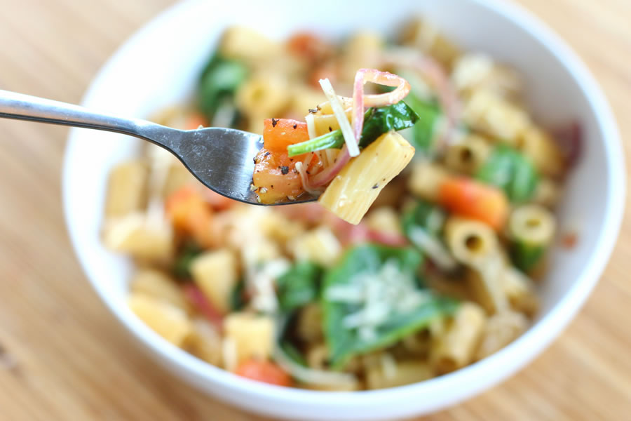 Noodles & Co Caulifloodles Califlower Infused Pasta | https://onbetterliving.com