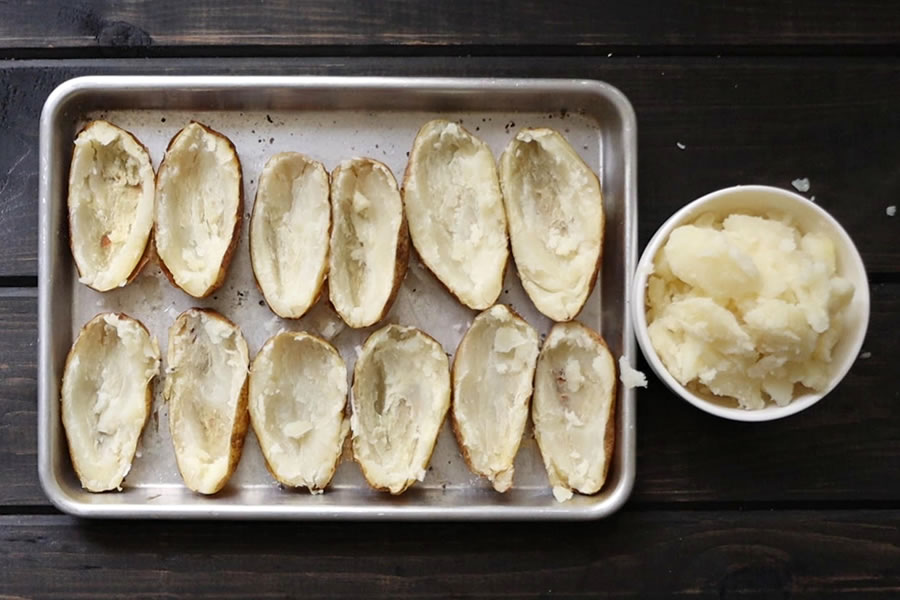 ground beef potato skins