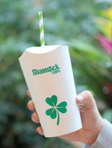 Shamrock Cups reduce plastic waste