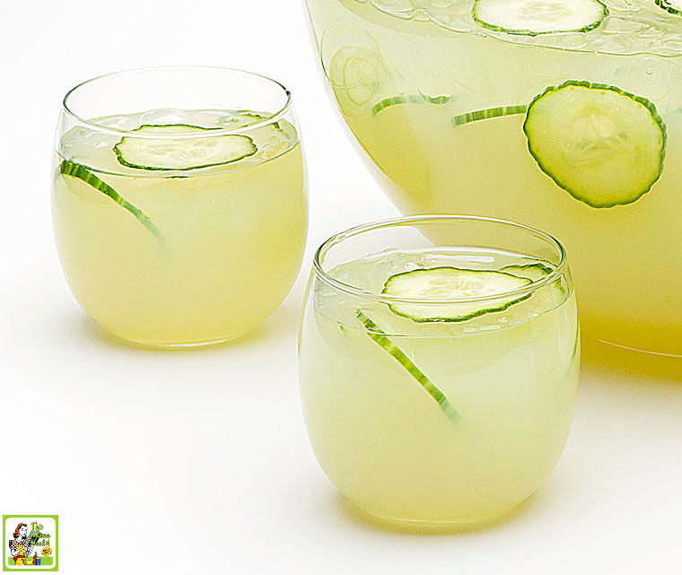 Sparkling Green Sangria Healthier