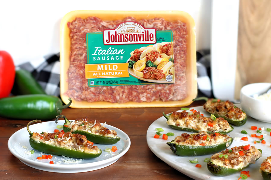 Johnsonville ground sausage appetizer