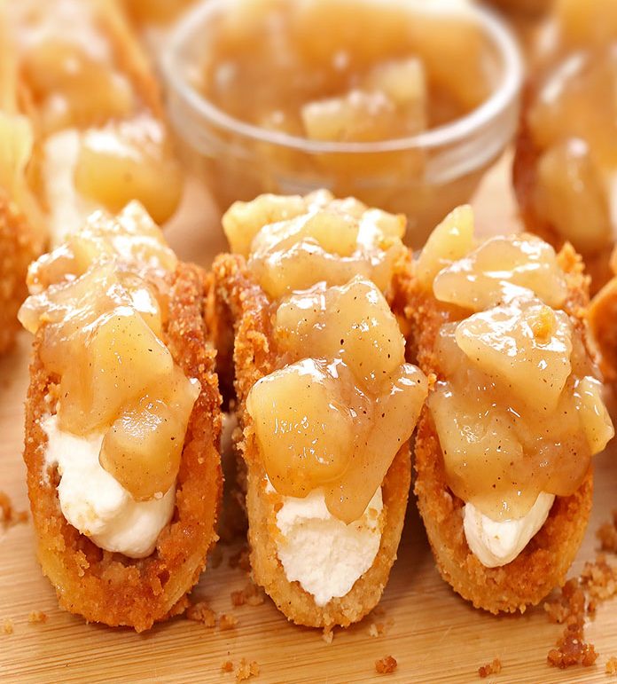 apple pie cheesecake tacos recipe