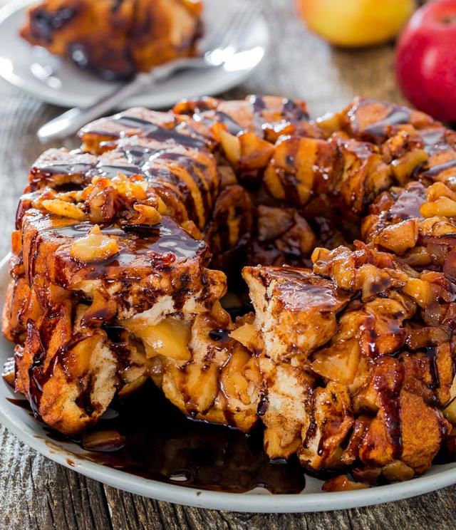 chocolate apple pie monkey bread recipe