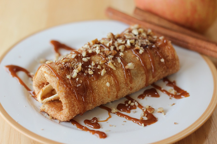 Enchiladas de Maçã e Canela