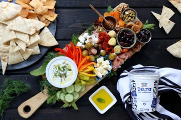 Delta Yogurt Greek Meze Board