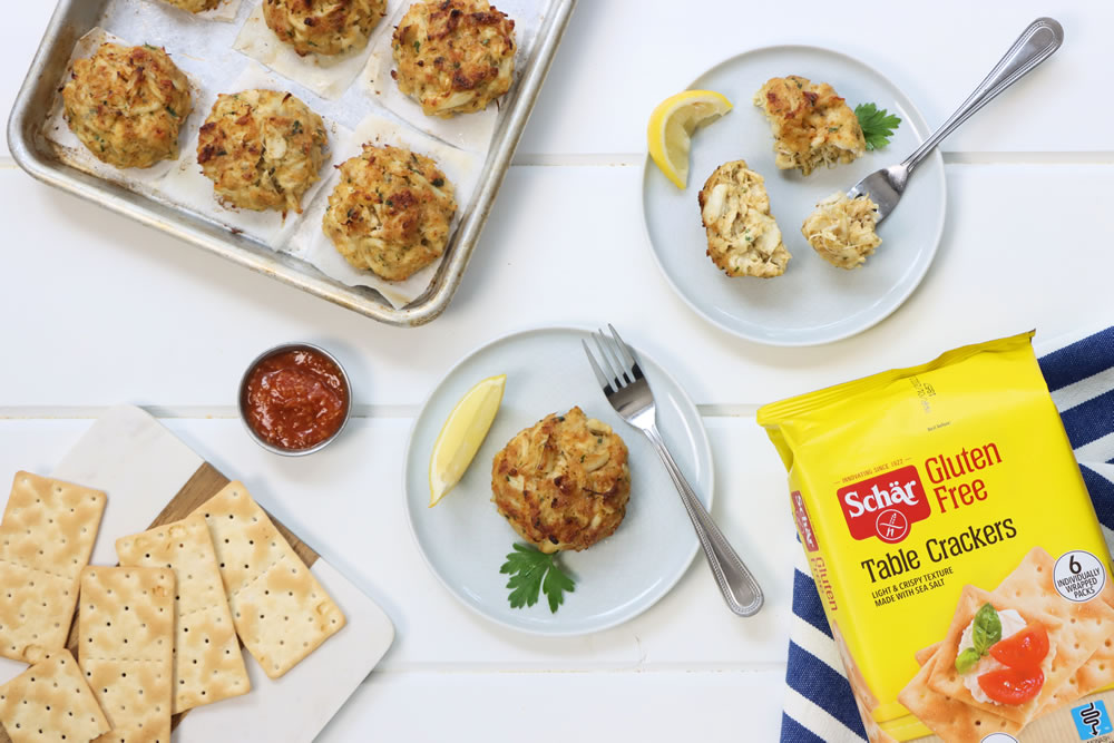 Port House® All lump, no filler, gluten free, Maryland crab cakes.