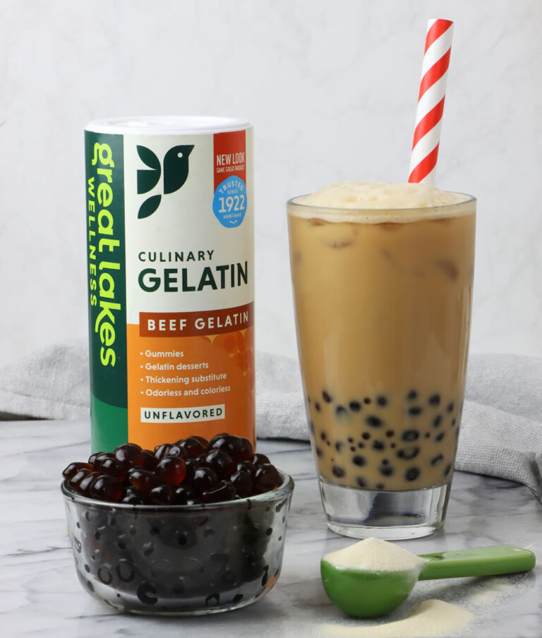 Low Carb Bubble Tea With Gelatin Boba Pearls Better Living