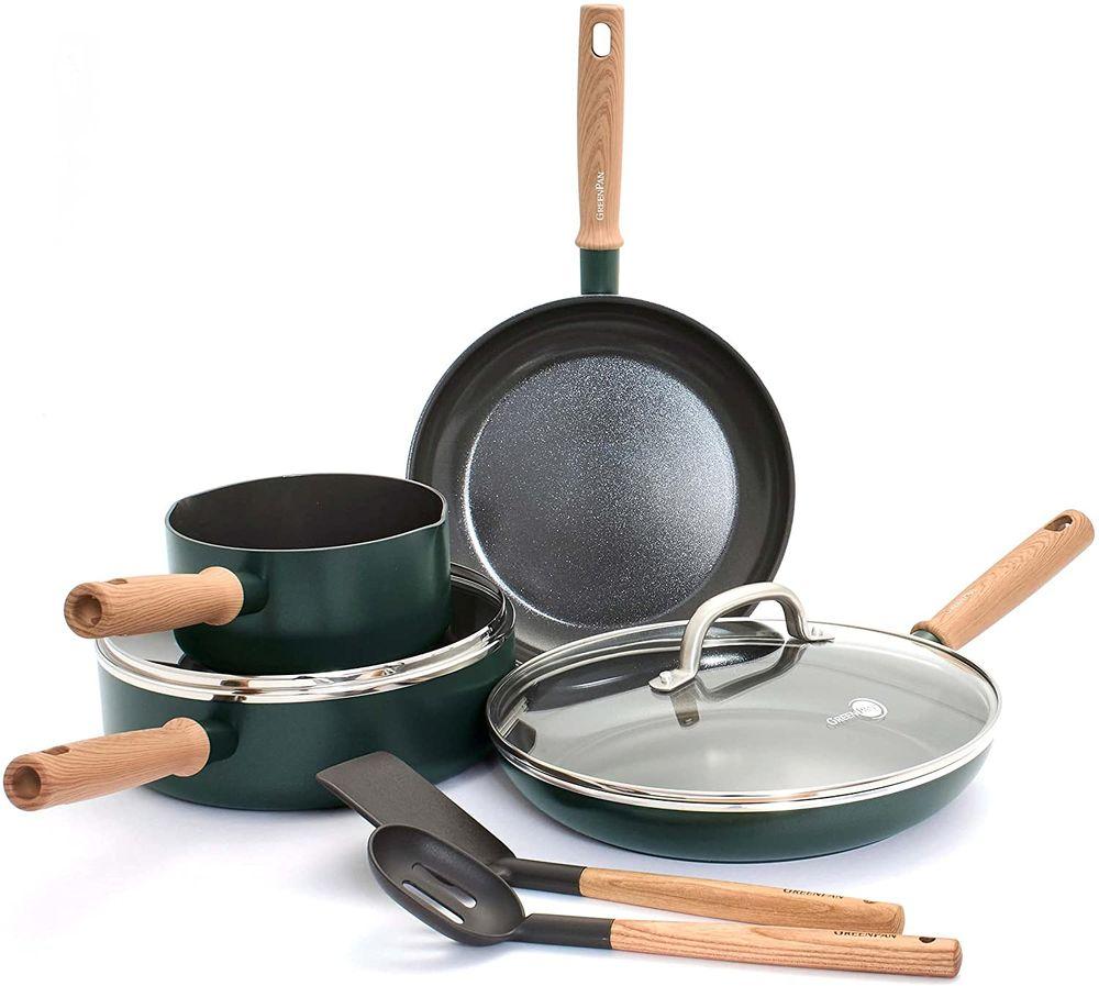 Greenpan Hudson8 piece non-stick healthy cookware set 