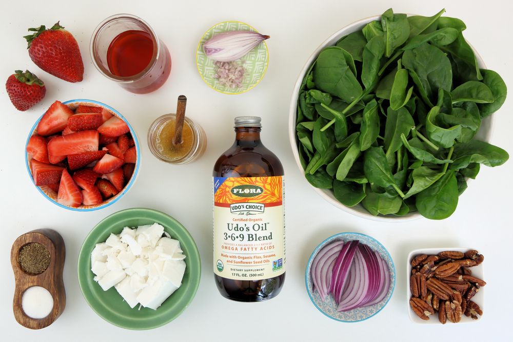 flora strawberry pecan salad result