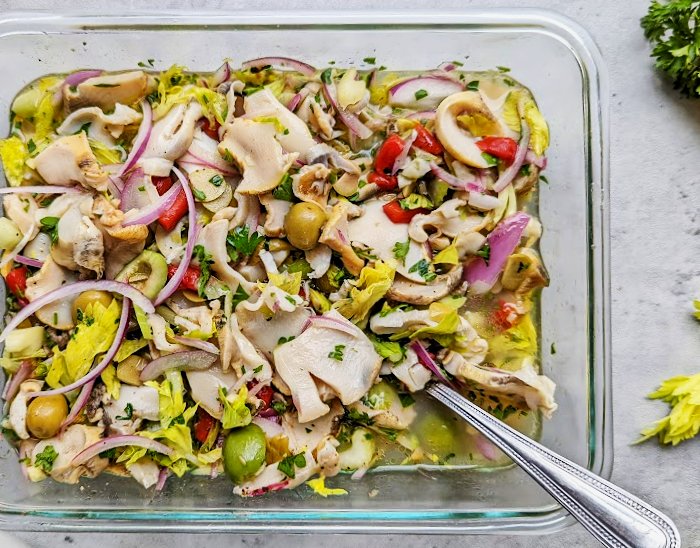 Scungilli-Salat