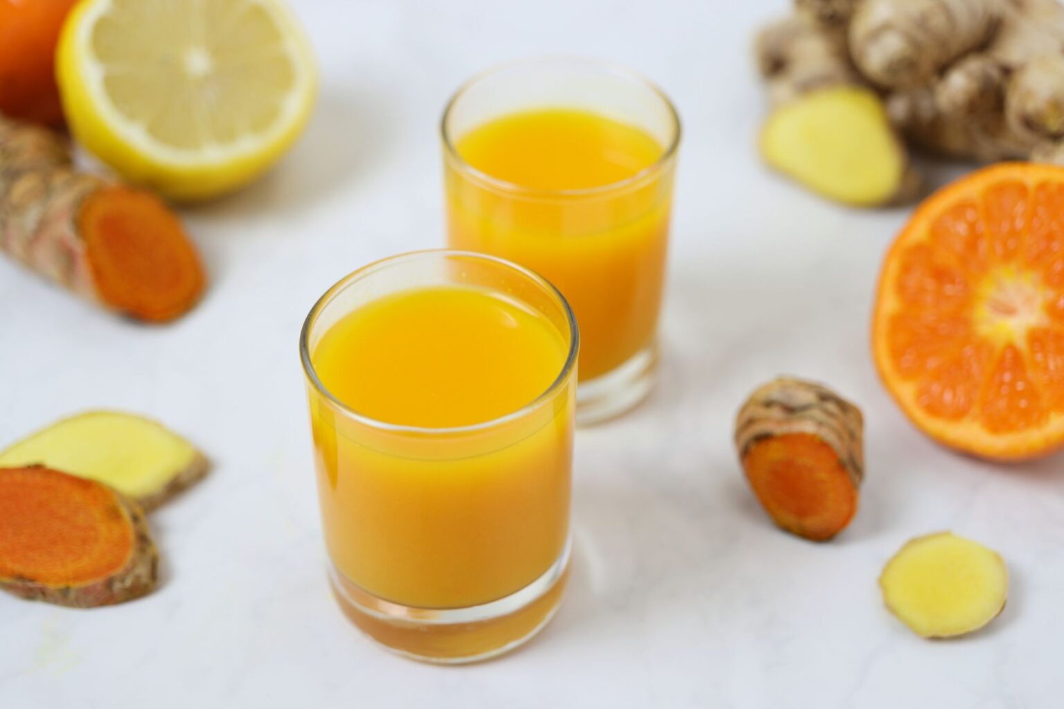 Ginger Turmeric Immune Boosting Shots - Better Living