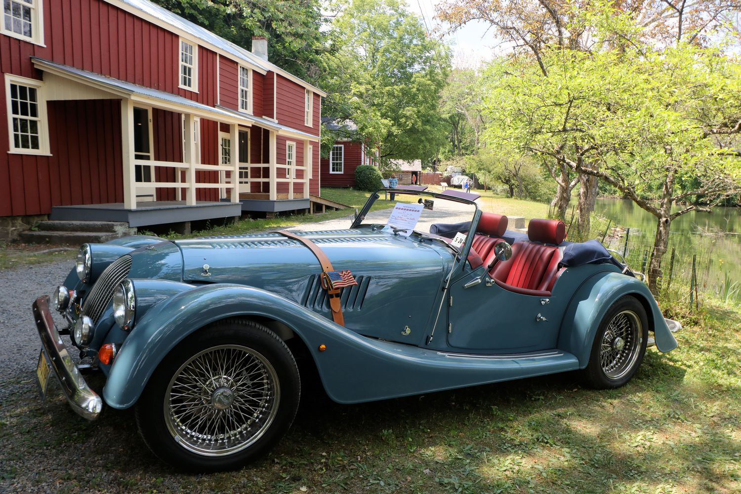 An antique care at the British Car Show at Red Mill Museum Village in Clinton, NJ
