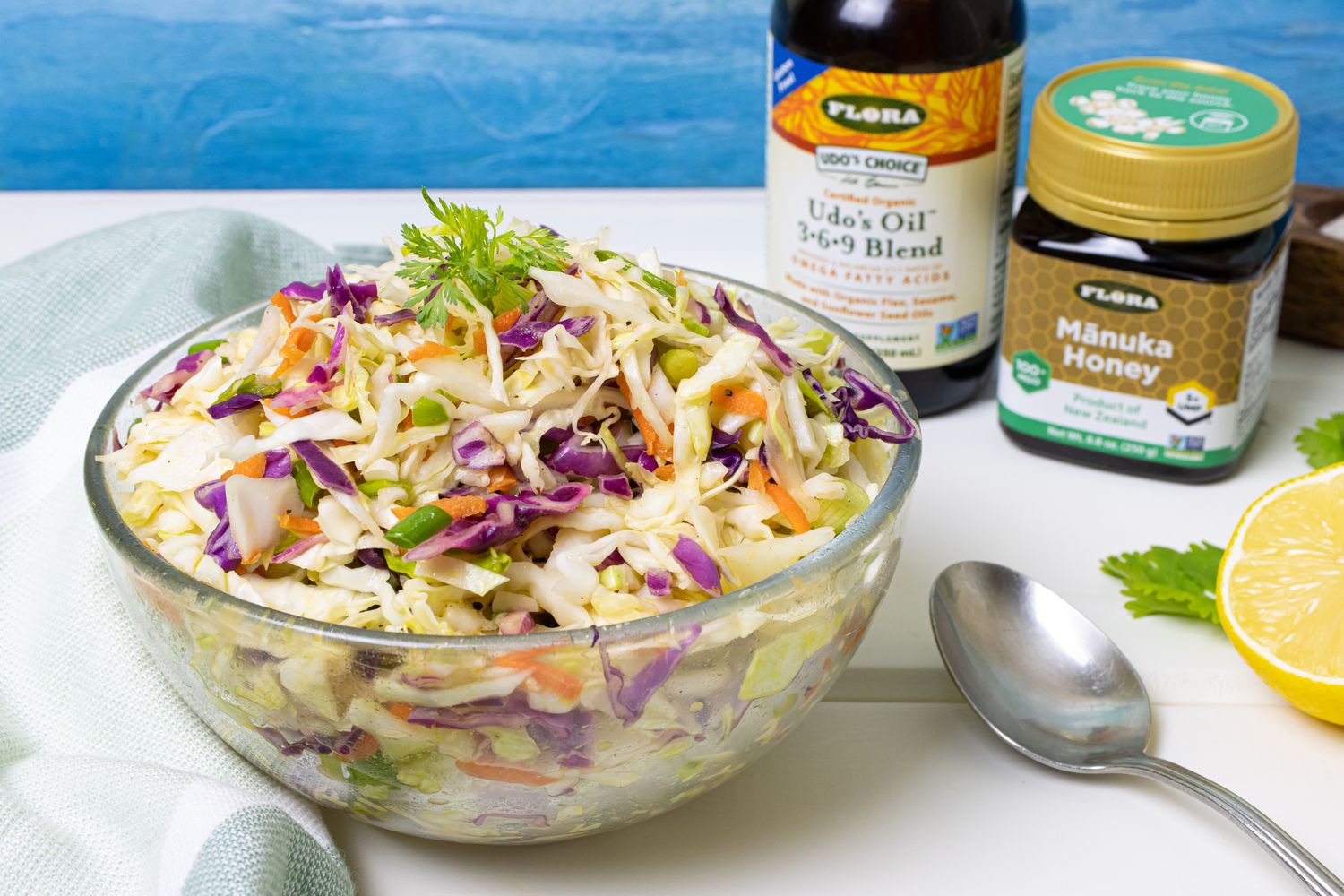 Easy Healthy Coleslaw (Mayo-Free, Dairy-Free)