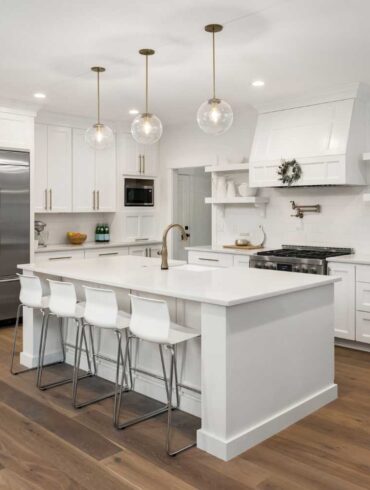 A clean and fresh home kitchen