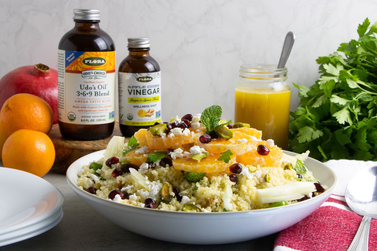 Photo of Couscous Salad With Pomegranate. Straightforward Recipe!